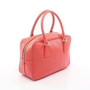 Prada Leather Pink Handbag Saffiano